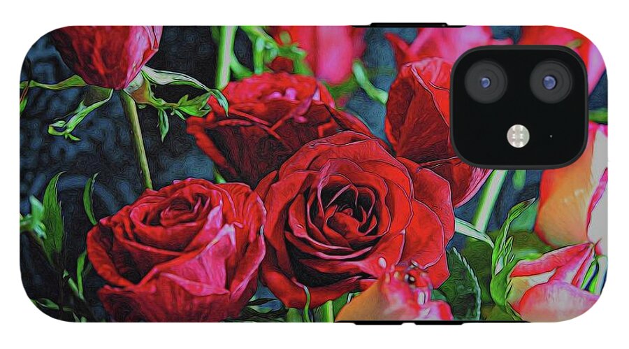 Red and White Rose Collection 3 - Phone Case