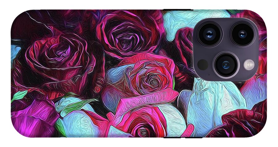 Red and White Roseheads - Phone Case