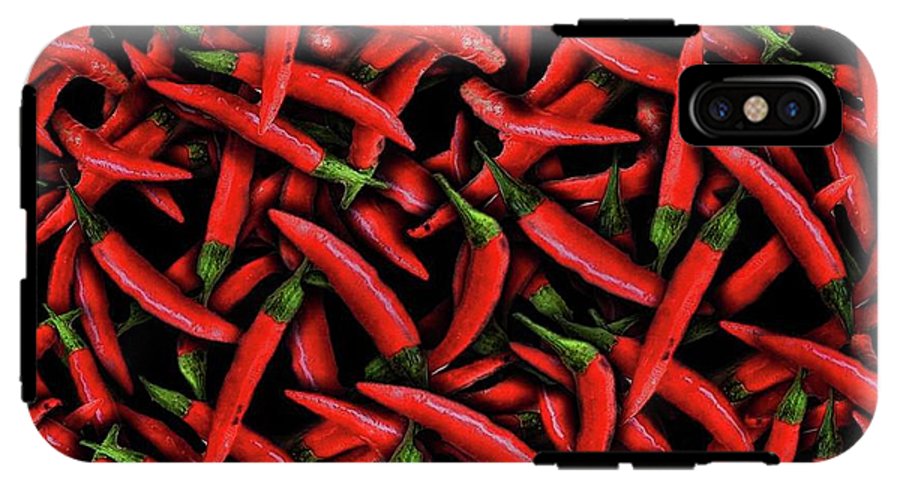 Red Chili Peppers Pattern - Phone Case