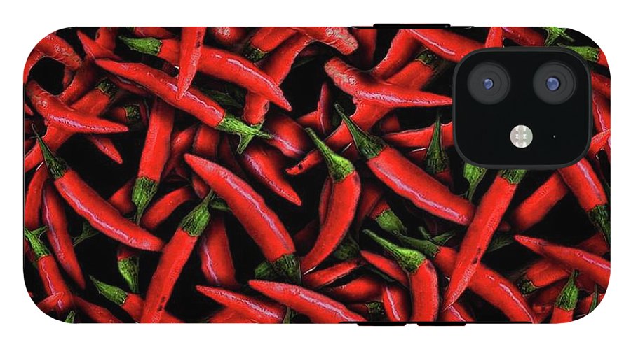 Red Chili Peppers Pattern - Phone Case