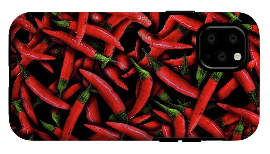 Red Chili Peppers Pattern - Phone Case