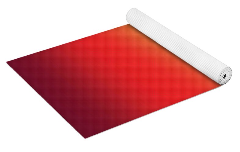 Red Morning Gradient - Yoga Mat