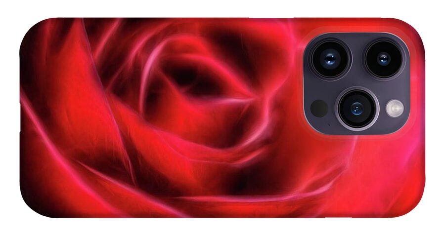 Red Rose Stylized - Phone Case