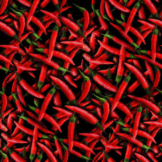 Red Chili Peppers Pattern Digital Image Download