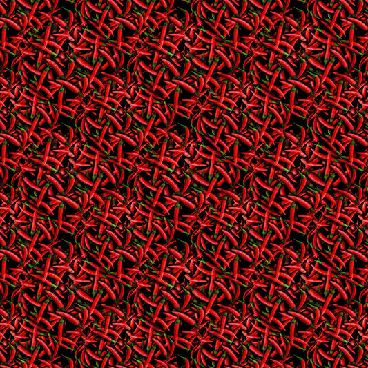 Red Chili Peppers Pattern Digital Image Download