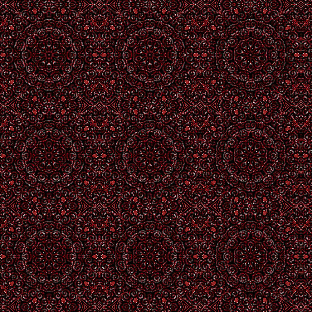 Red Embossed Kaleidoscope Digital Image Download