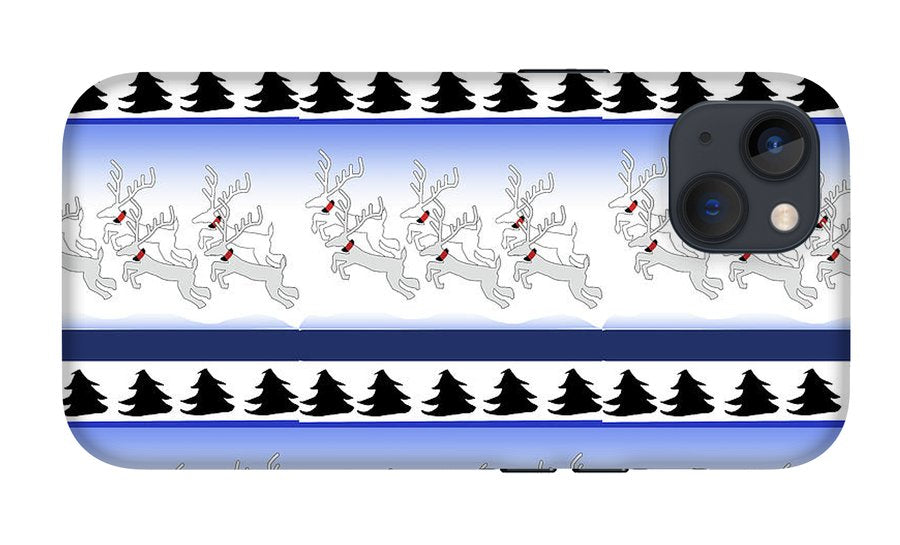 Reindeer Sweater Pattern - Phone Case