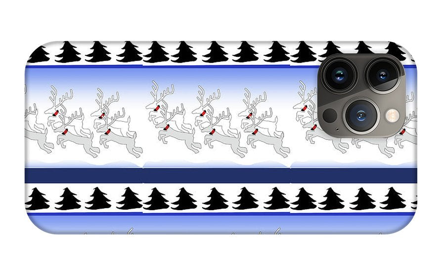 Reindeer Sweater Pattern - Phone Case
