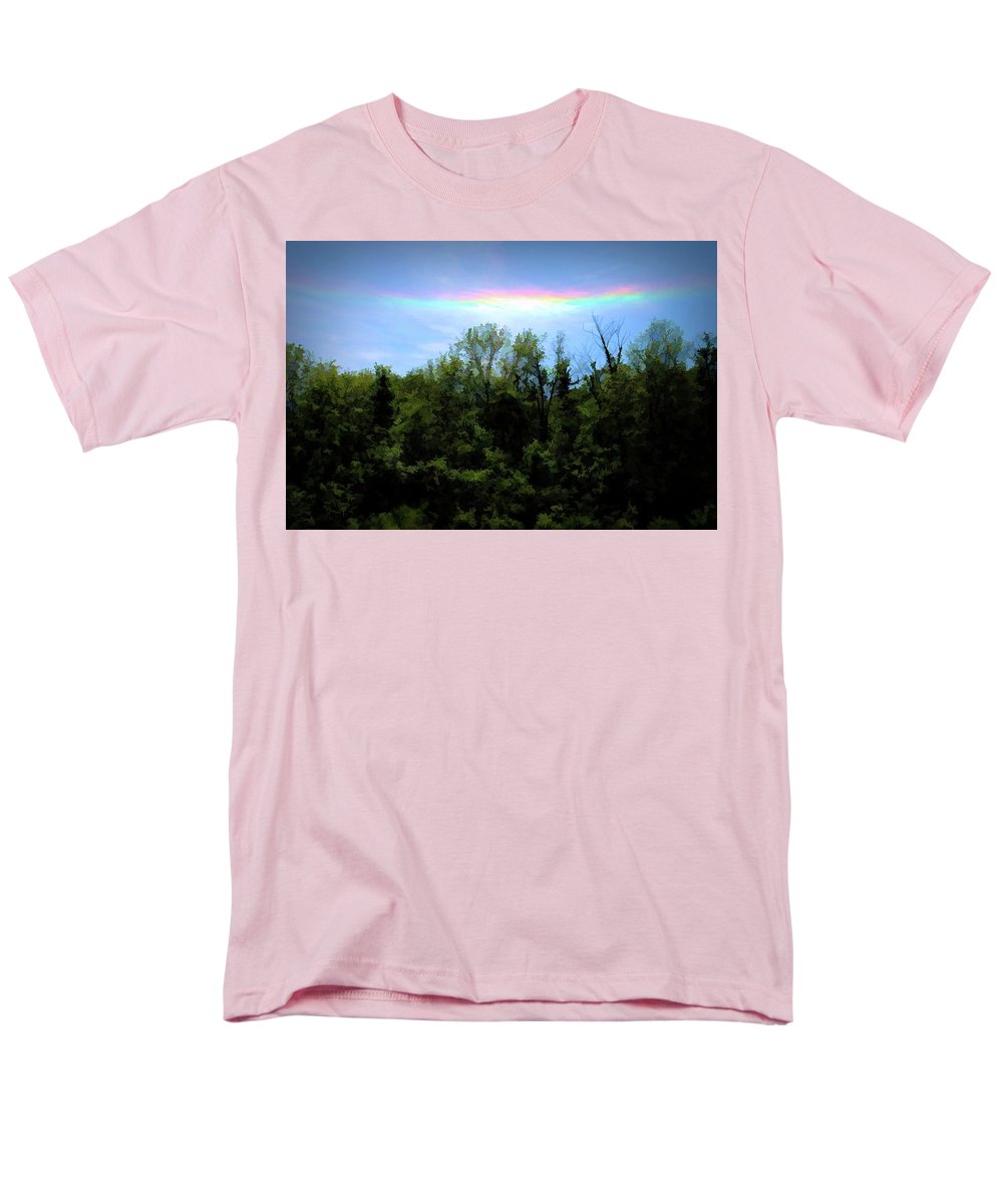 Rockford Park With Rainbow - Men's T-Shirt  (Regular Fit)