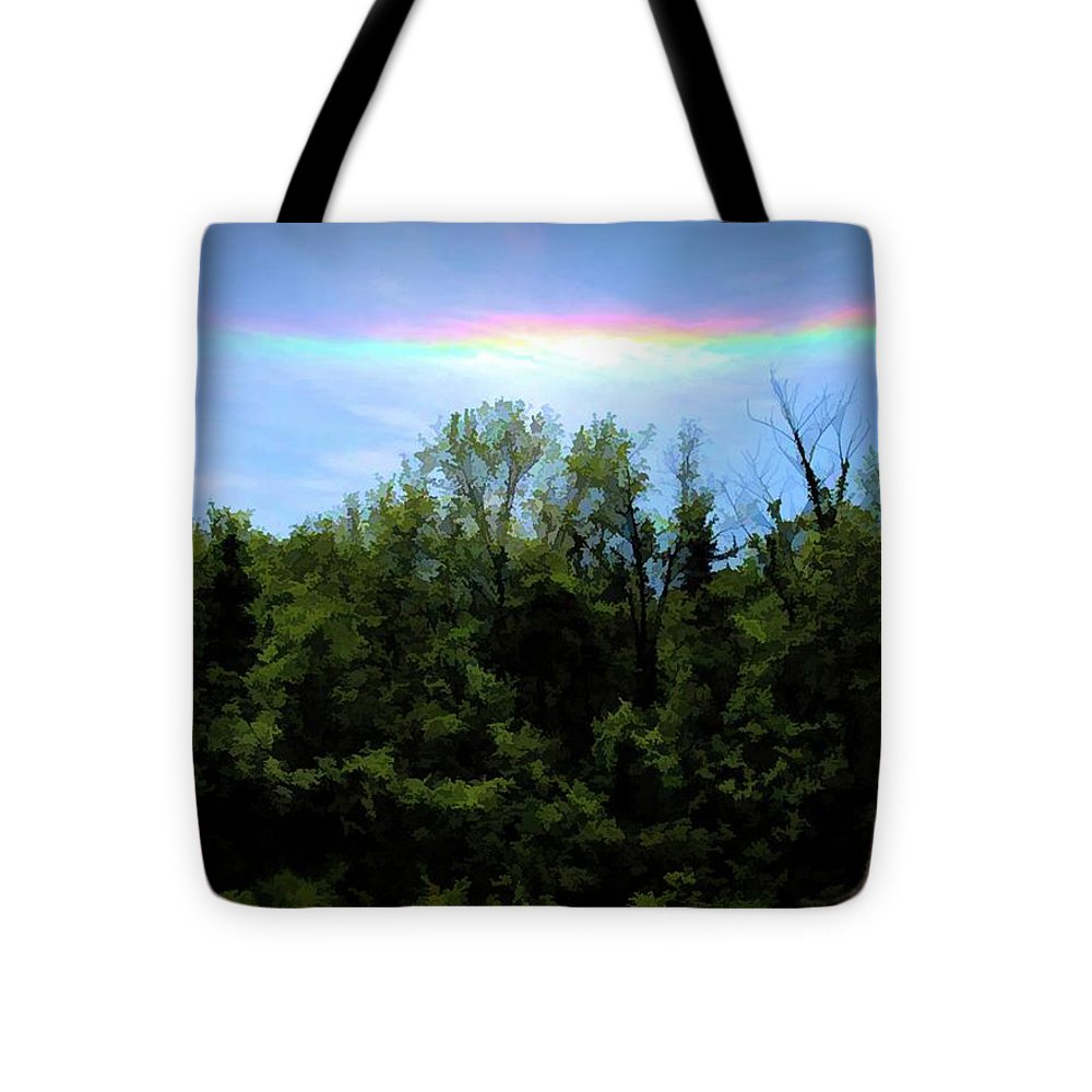 Rockford Park With Rainbow - Tote Bag