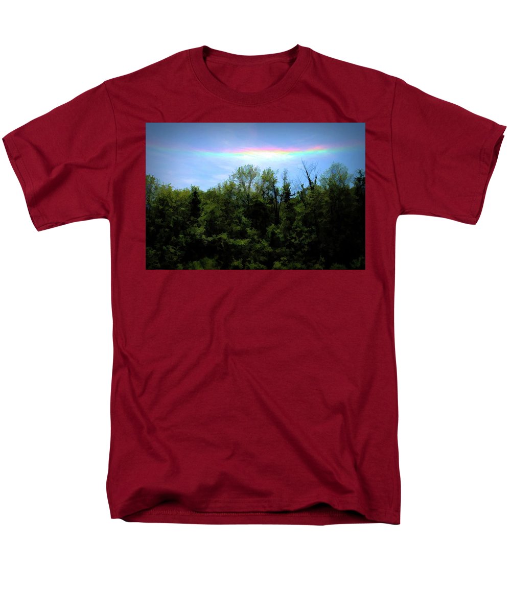 Rockford Park With Rainbow - Men's T-Shirt  (Regular Fit)