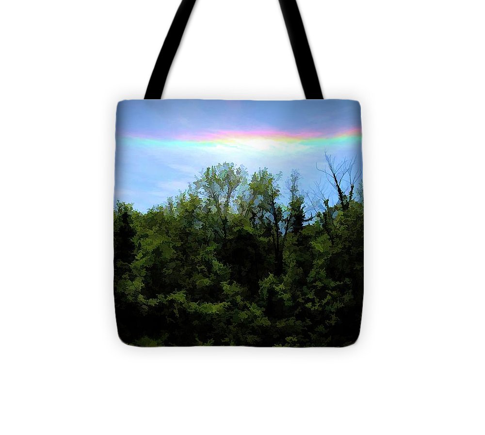 Rockford Park With Rainbow - Tote Bag