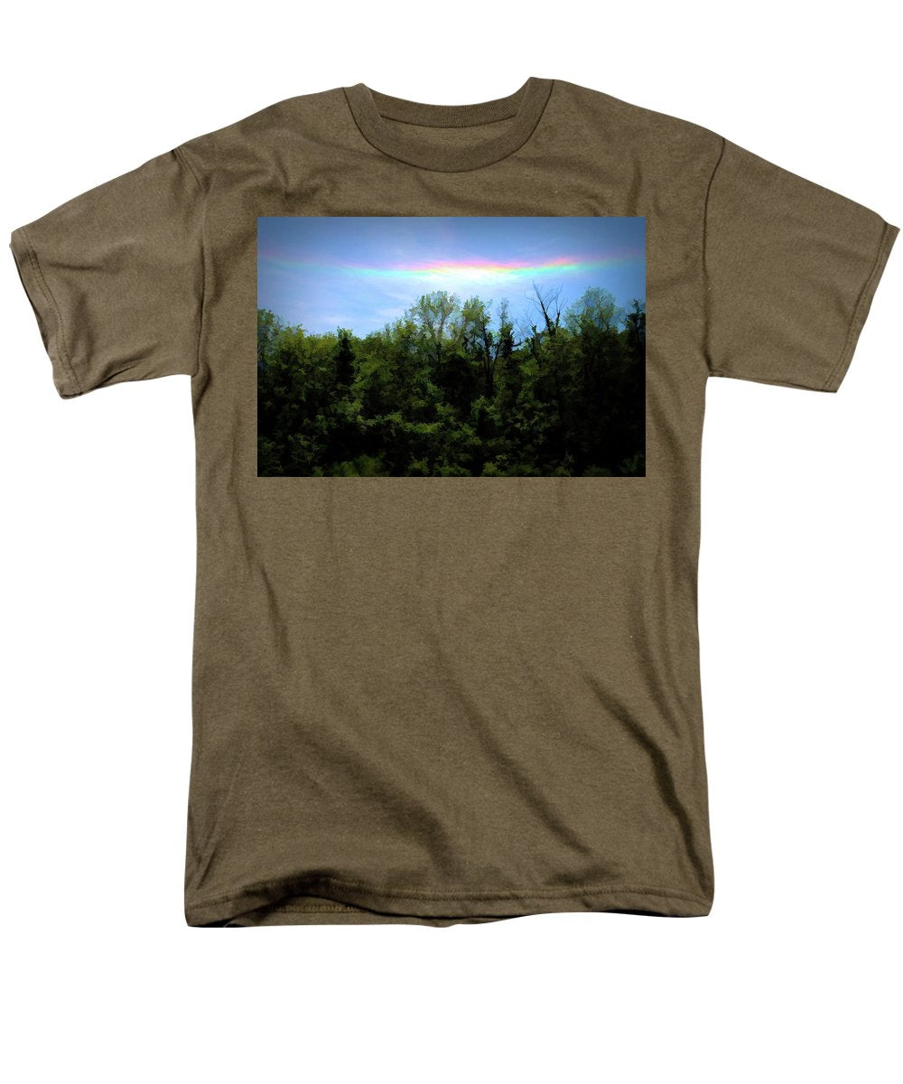 Rockford Park With Rainbow - Men's T-Shirt  (Regular Fit)