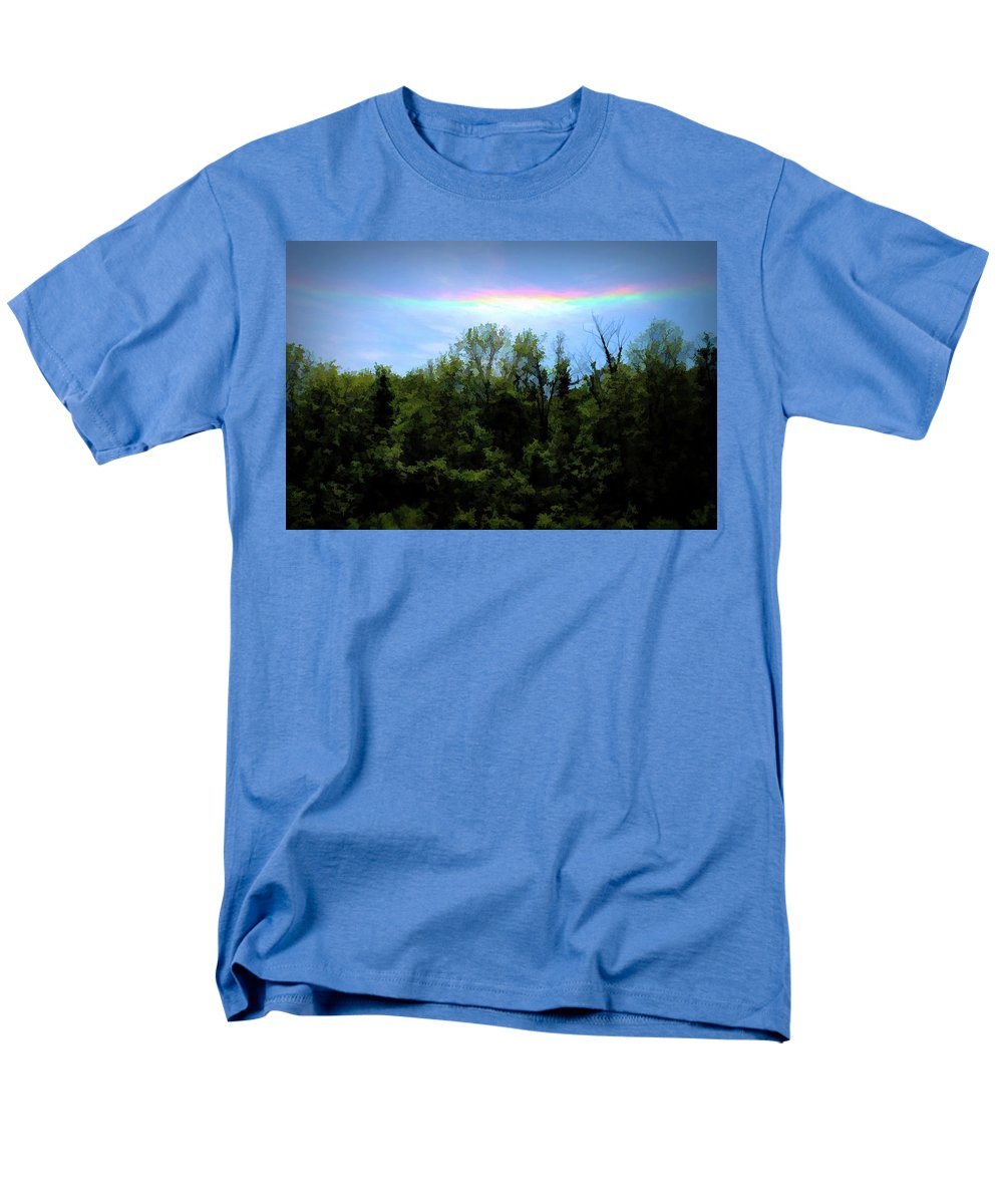 Rockford Park With Rainbow - Men's T-Shirt  (Regular Fit)