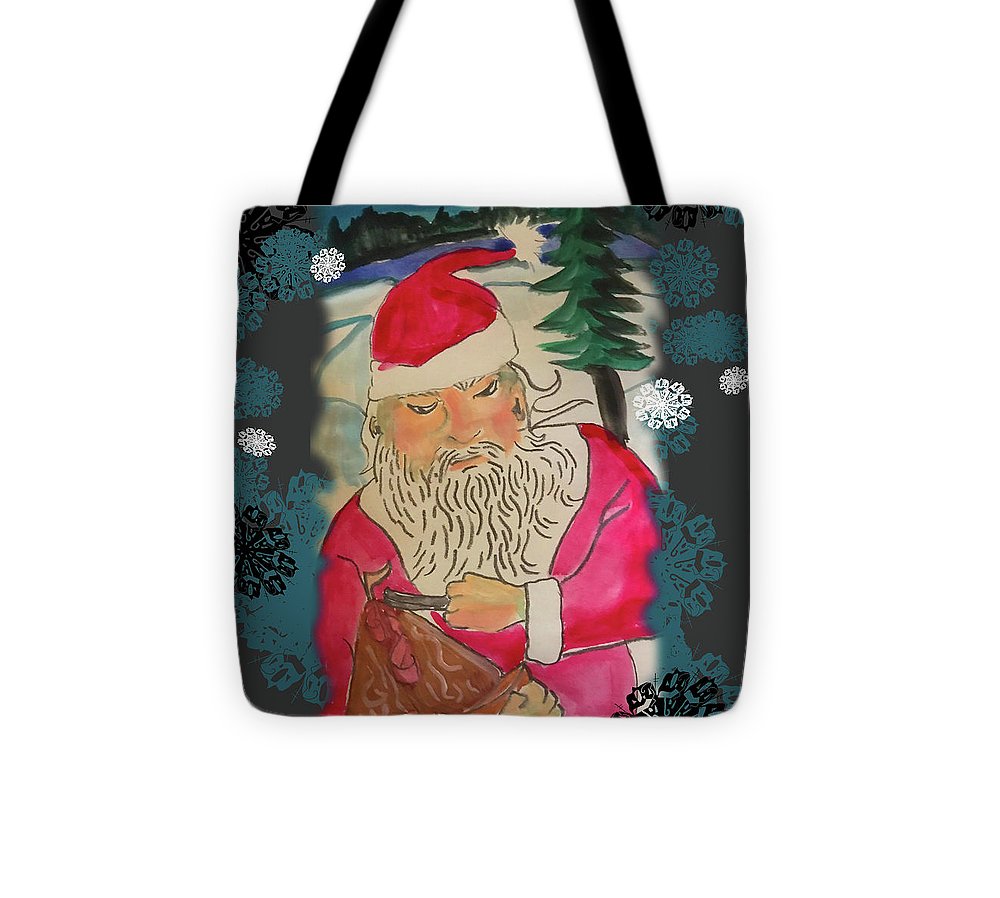 Santa Makes A Toy - Tote Bag