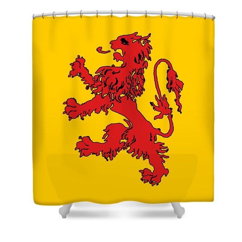 Scottish Lion - Shower Curtain