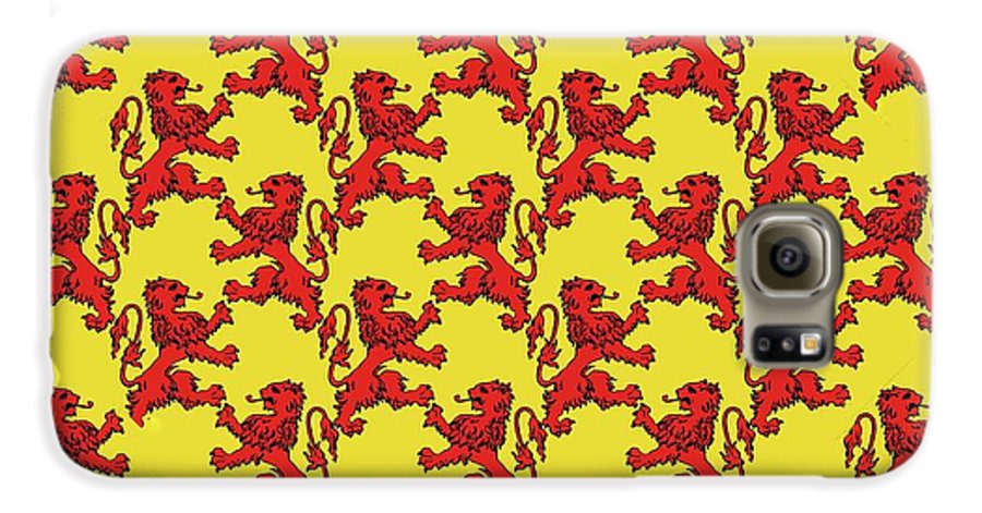 Scottish Lion Repeating Pattern - Phone Case