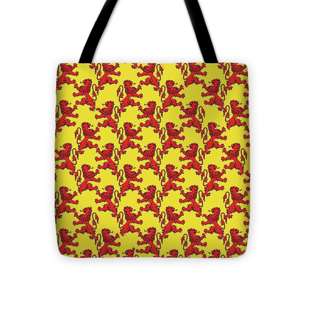 Scottish Lion Repeating Pattern - Tote Bag