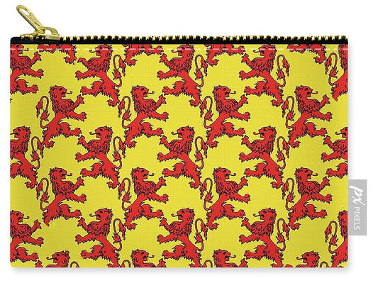 Scottish Lion Repeating Pattern - Carry-All Pouch
