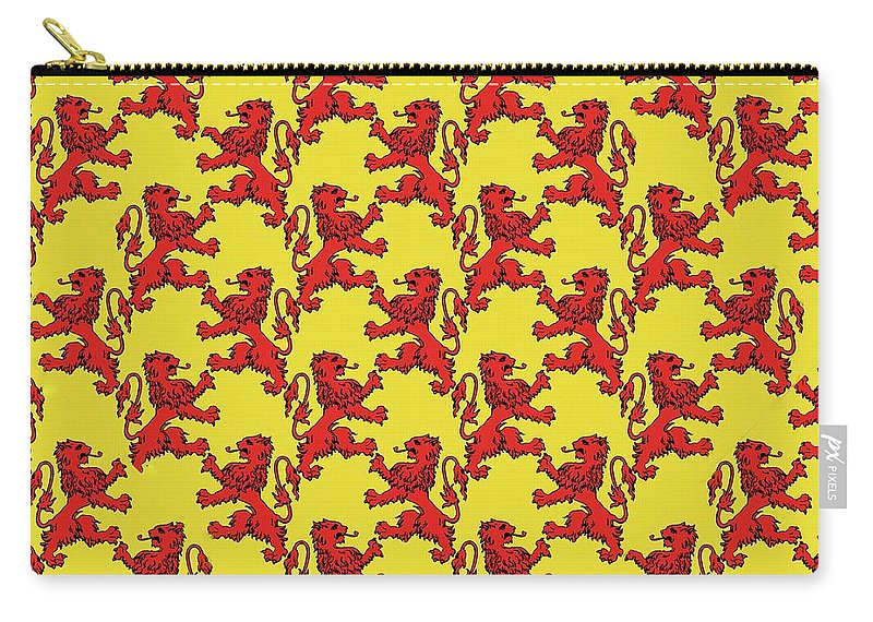 Scottish Lion Repeating Pattern - Carry-All Pouch