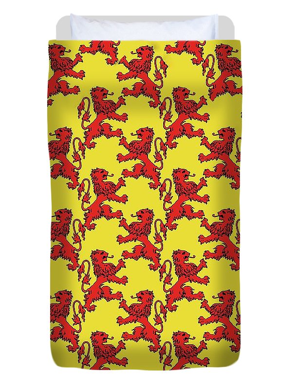 Scottish Lion Repeating Pattern - Duvet Cover