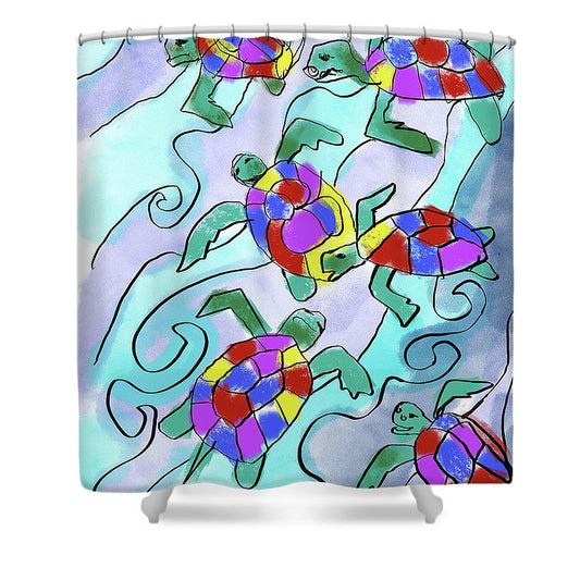 Sea Turtles - Shower Curtain