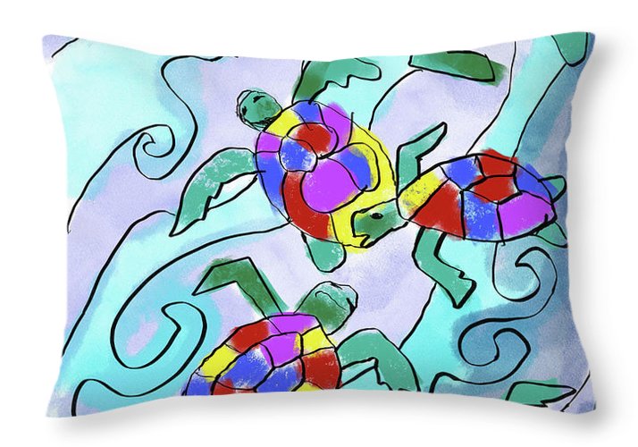 Sea Turtles - Throw Pillow