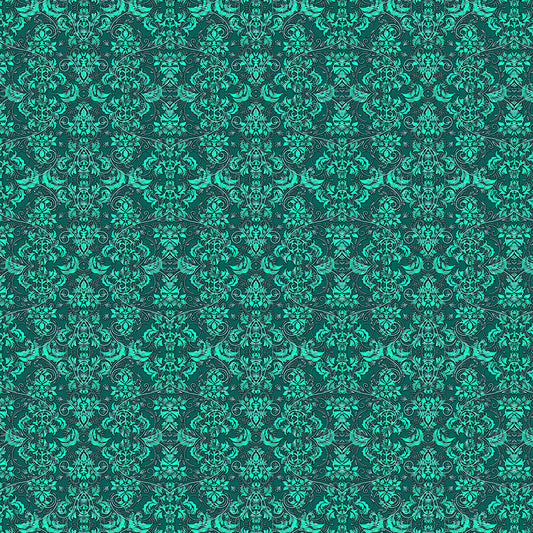Sea Green Lace and Vines Digital Image Download