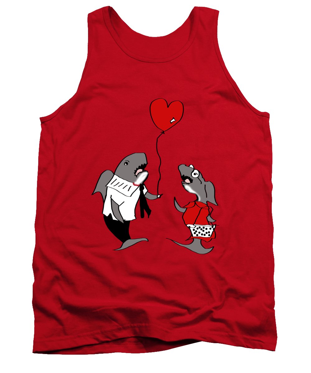 Shark Valentine - Tank Top