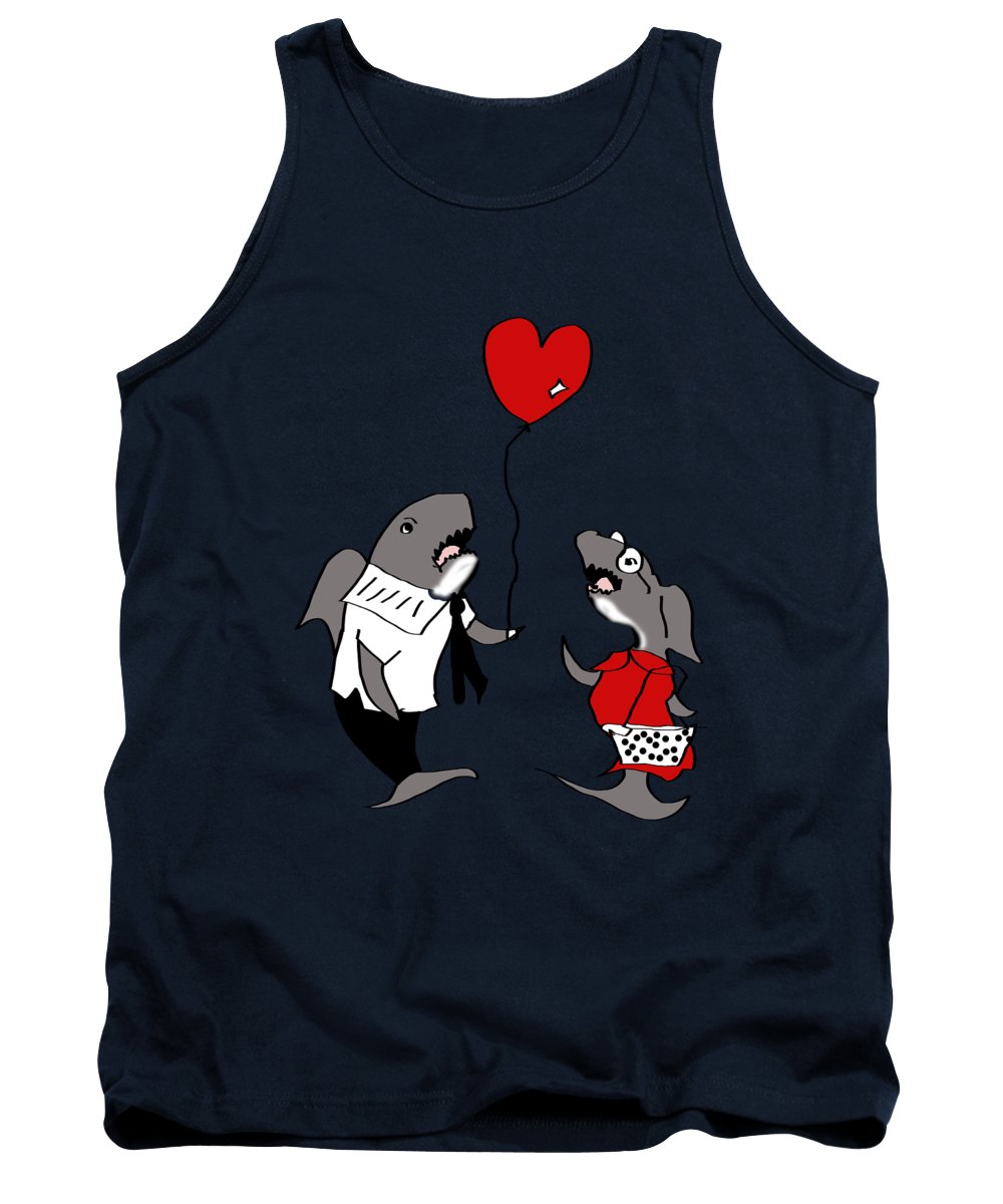 Shark Valentine - Tank Top