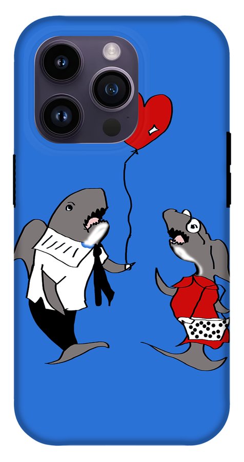 Shark Valentine - Phone Case