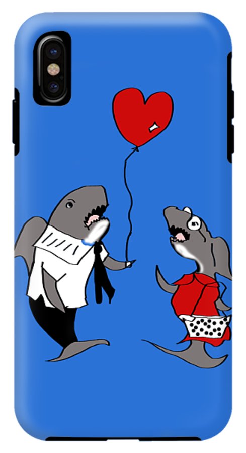 Shark Valentine - Phone Case