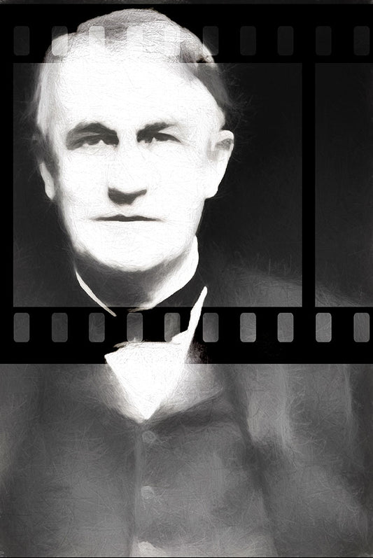 Silent Film Thomas Edison Digital Image Download