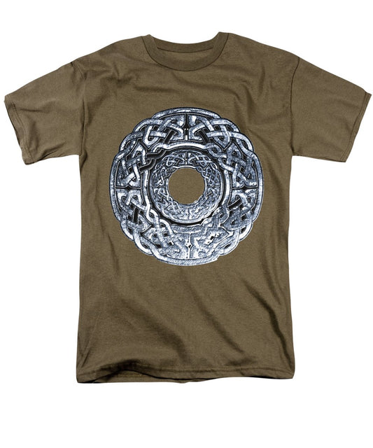 Silver Celtic Knot Circle - Men's T-Shirt  (Regular Fit)