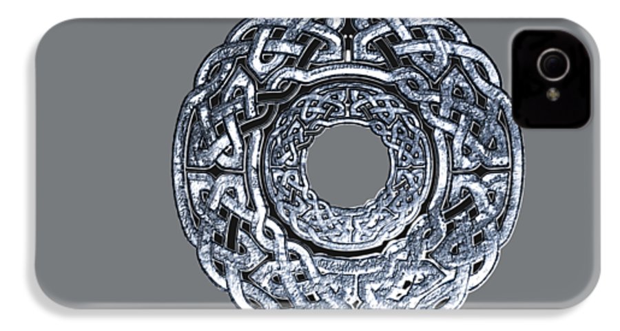 Silver Celtic Knot Circle - Phone Case