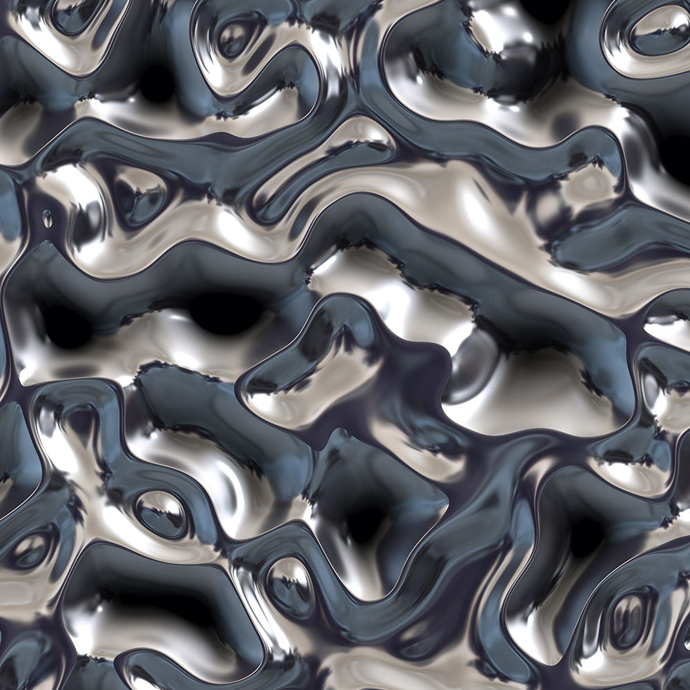 Silver Liquid Metal Texture Digital Image Download