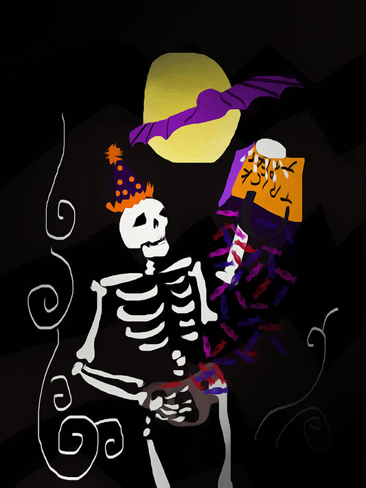 Skeleton Candy Digital Image Download
