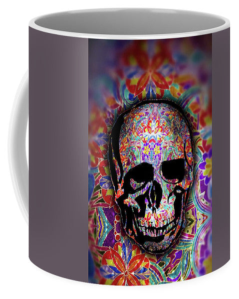Skull With Sparkle Pattern - Mug