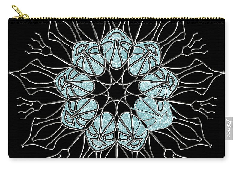 Snowflake Mandala - Carry-All Pouch