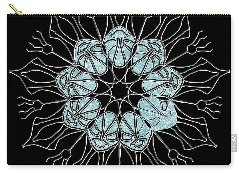 Snowflake Mandala - Carry-All Pouch