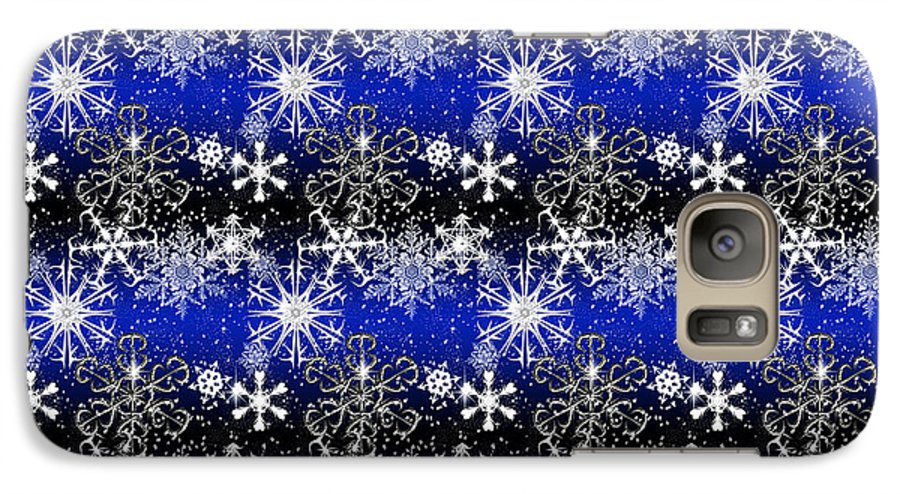 Snowflakes At Night - Phone Case