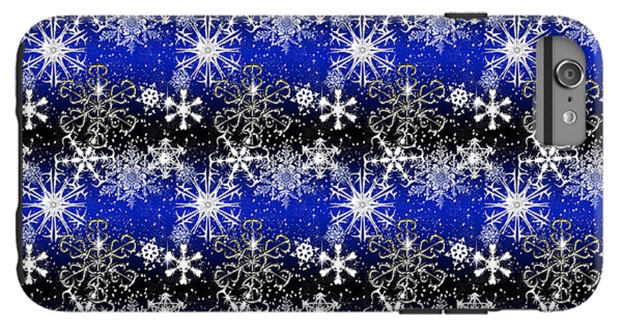 Snowflakes At Night - Phone Case