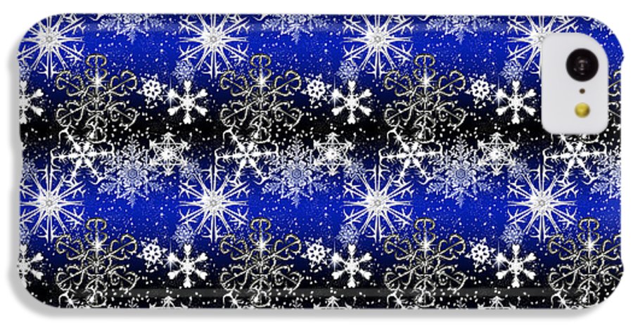 Snowflakes At Night - Phone Case