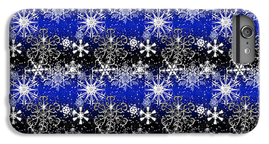 Snowflakes At Night - Phone Case