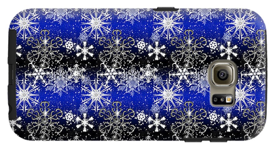 Snowflakes At Night - Phone Case