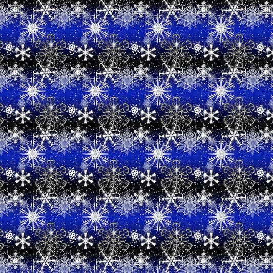 Snowflakes at Night Digital Image Download