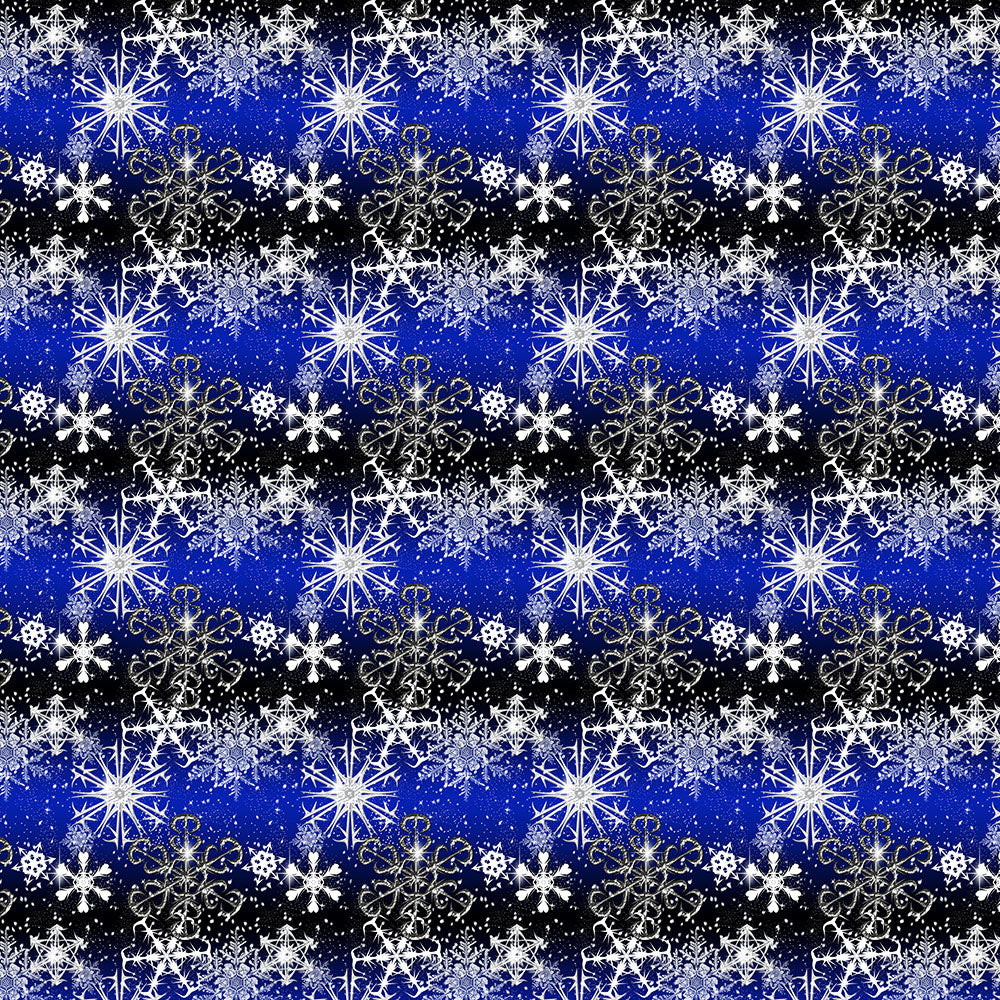 Snowflakes at Night Digital Image Download