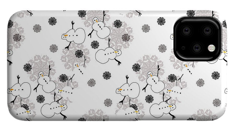 Snowman Pattern - Phone Case