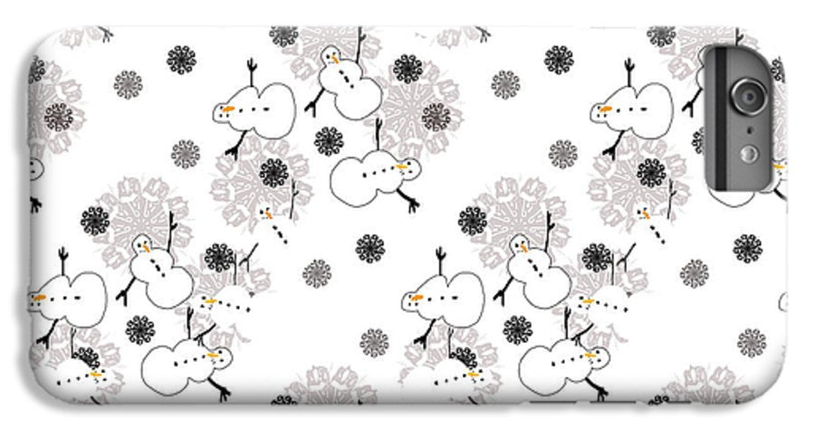 Snowman Pattern - Phone Case