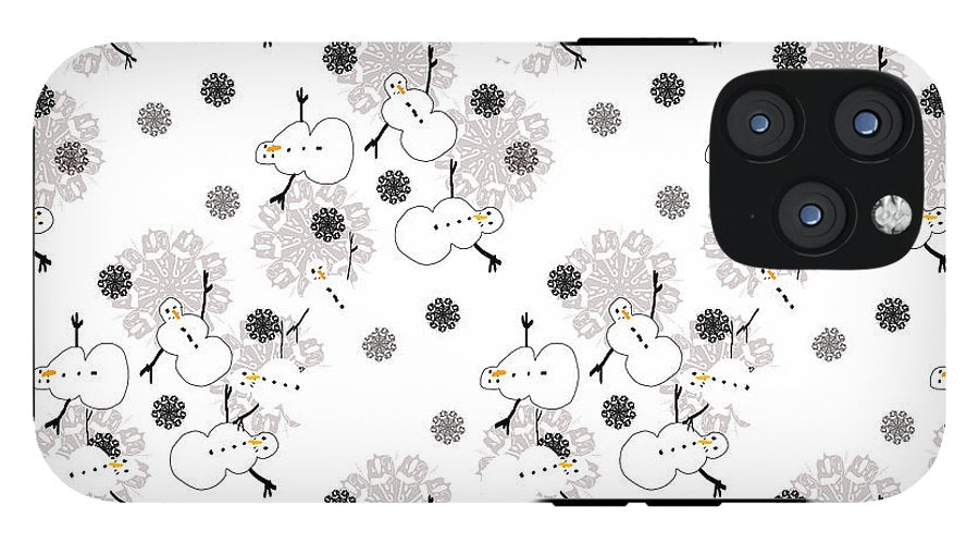 Snowman Pattern - Phone Case